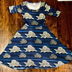 Brand new! " Nicole style" dress. Scoop neck. 3/4 " sleeve. A line dress.